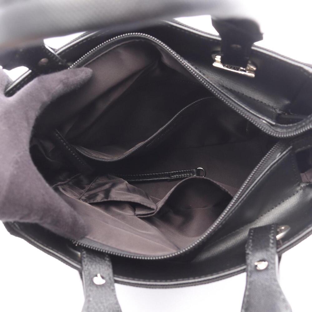 CHANEL Black Leather Tote Bag - Picture 3 of 6